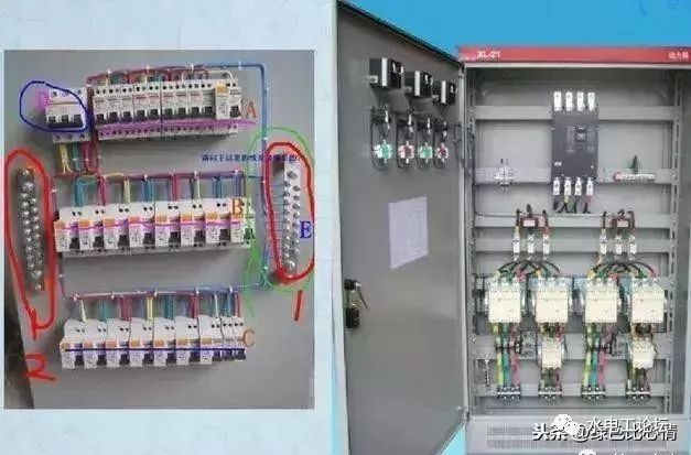 配电箱系统框图和接线图的详细说明