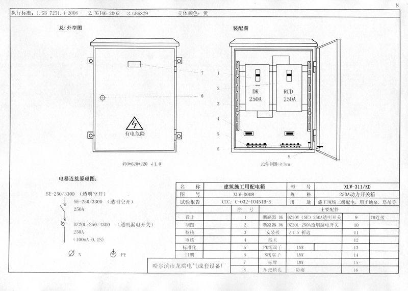 收集|施工现场临时用电配电箱(机柜)标准化配置图集！